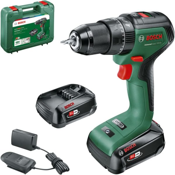 Bosch Home and Garden Perceuse-visseuse à percussion sans fil UniversalImpact 18V-60