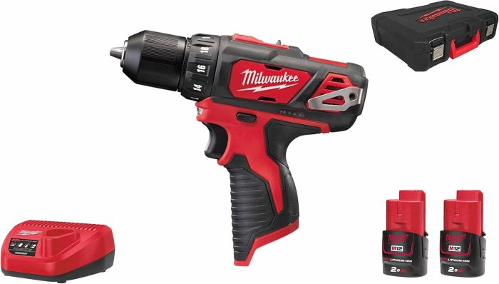 Perceuse Visseuse MILWAUKEE 12V 2.0Ah Li-Ion