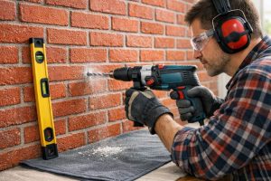 découvrez nos conseils pratiques pour percer un mur en brique facilement et en toute sécurité, sans endommager votre mur ni vous blesser.