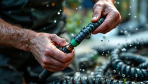 découvrez comment réparer facilement et rapidement un tuyau d’arrosage percé grâce à nos astuces simples et efficaces, pour retrouver un arrosage sans fuite en un rien de temps.